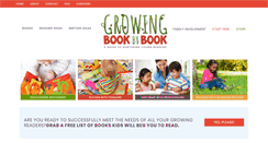 Desktop Screenshot of growingbookbybook.com